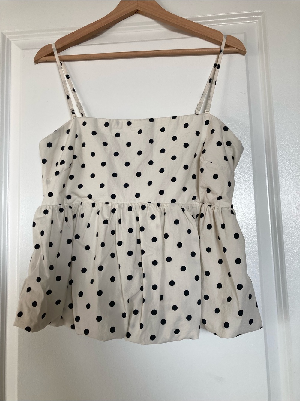 GAP Spotted Polka Dot Peplum Cami